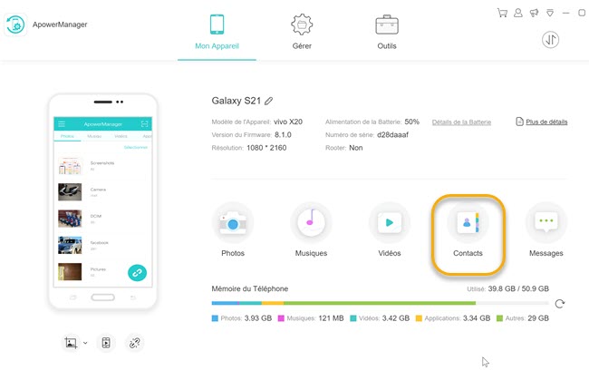 4 Méthodes pour transférer les contacts d’un Samsung vers PC