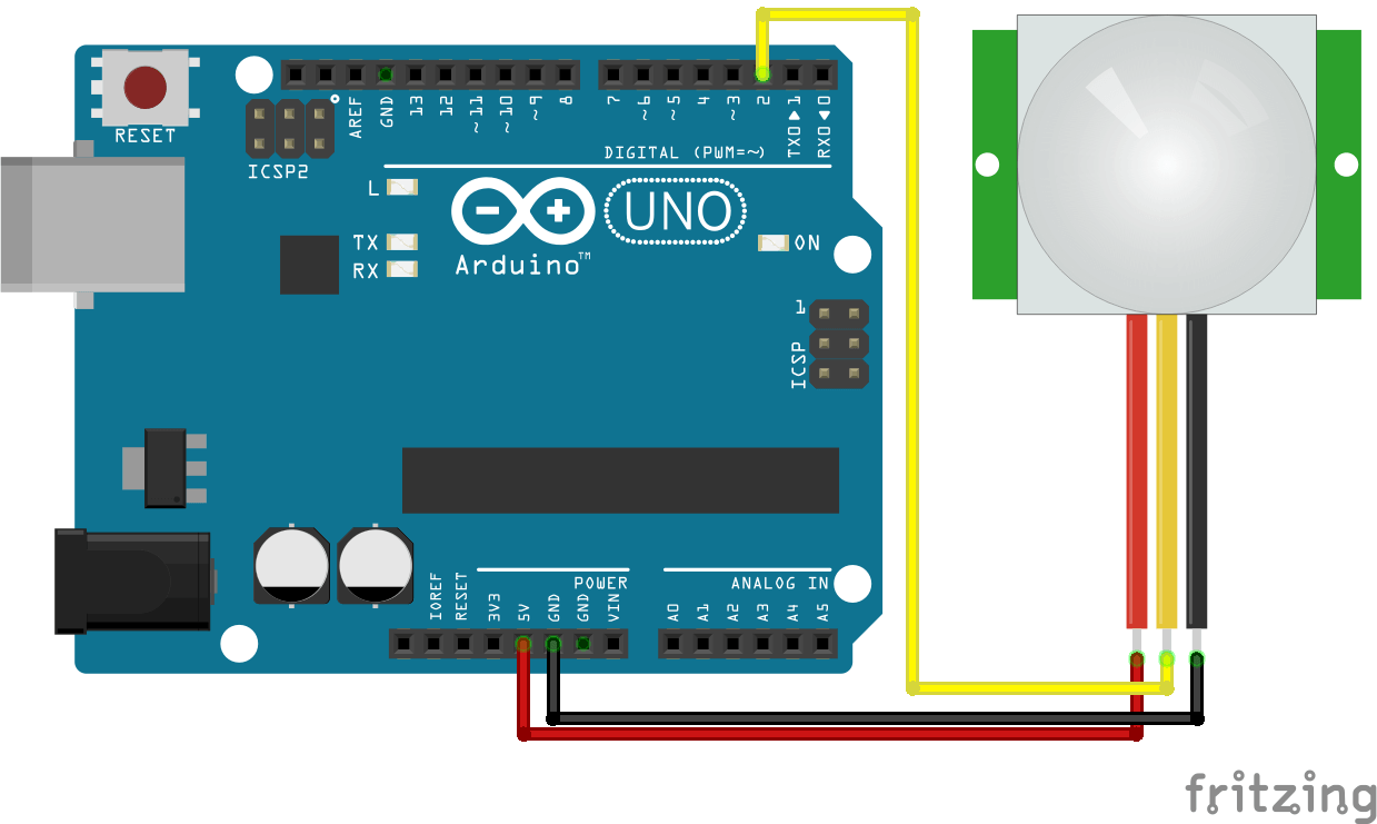 Detecteur de mouvement arduino