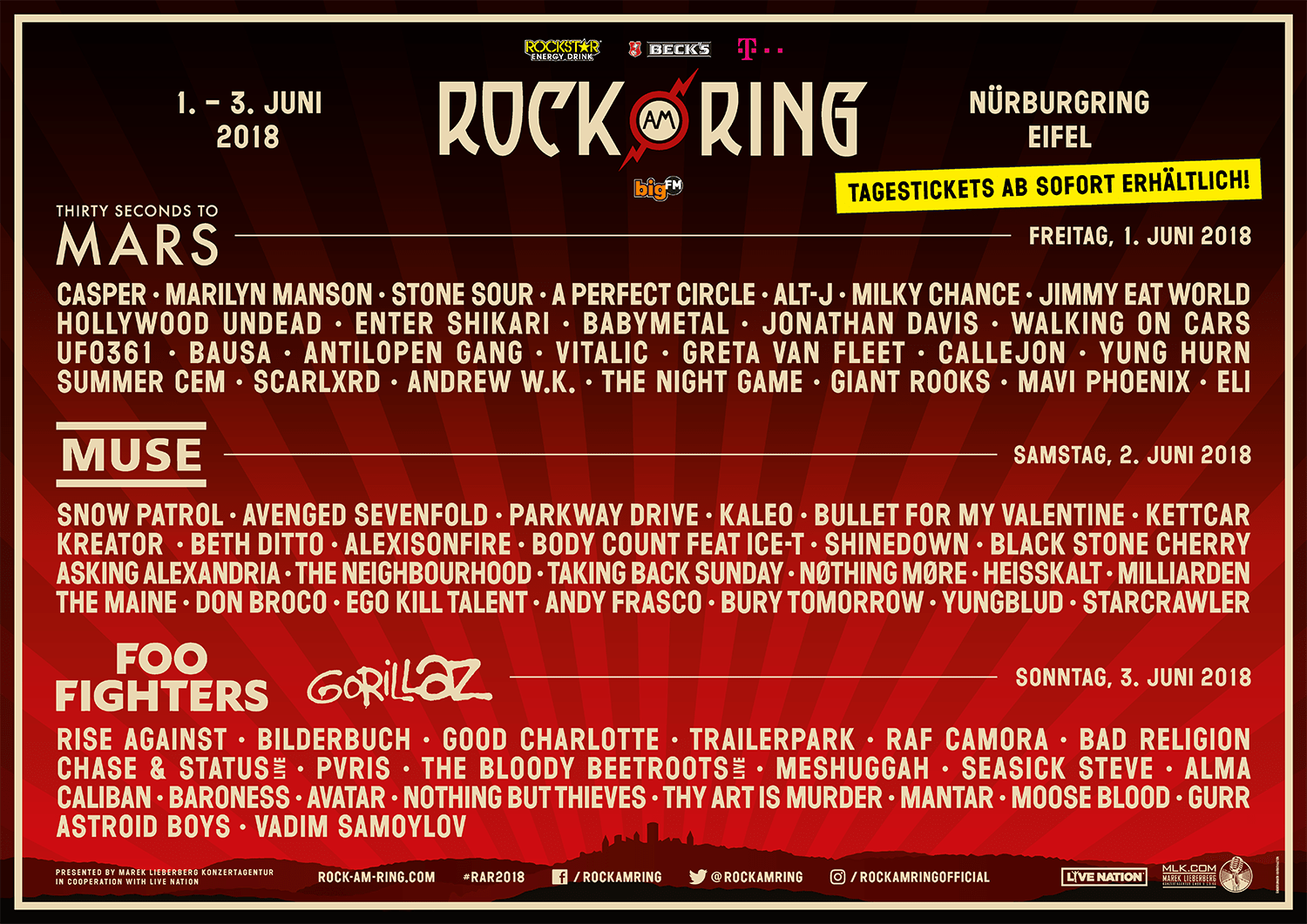 Rock am ring 2012 lineup