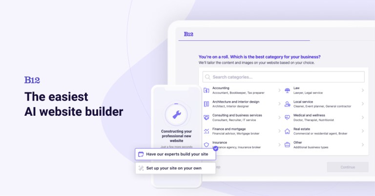 아주 쉽게 사용이 가능한 AI 기반 웹사이트 빌더