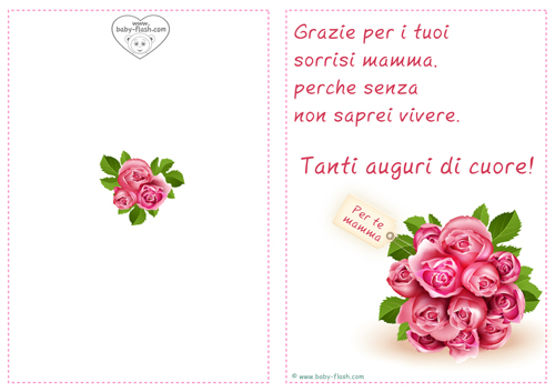 Biglietti Di Auguri Per La Festa Della Mamma Baby Flash