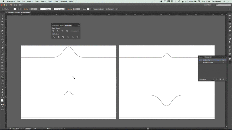 Illustrator Photoshop Create A Looping Wave Animation