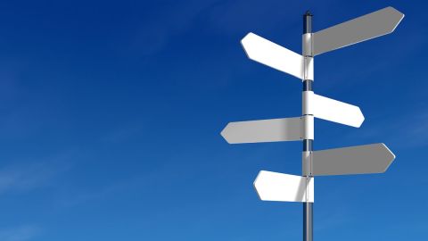 road directional signage