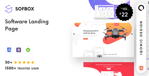 Sofbox – Software Landing Page Template (HTML5) Sofbox – Software Landing Page Template (HTML5)