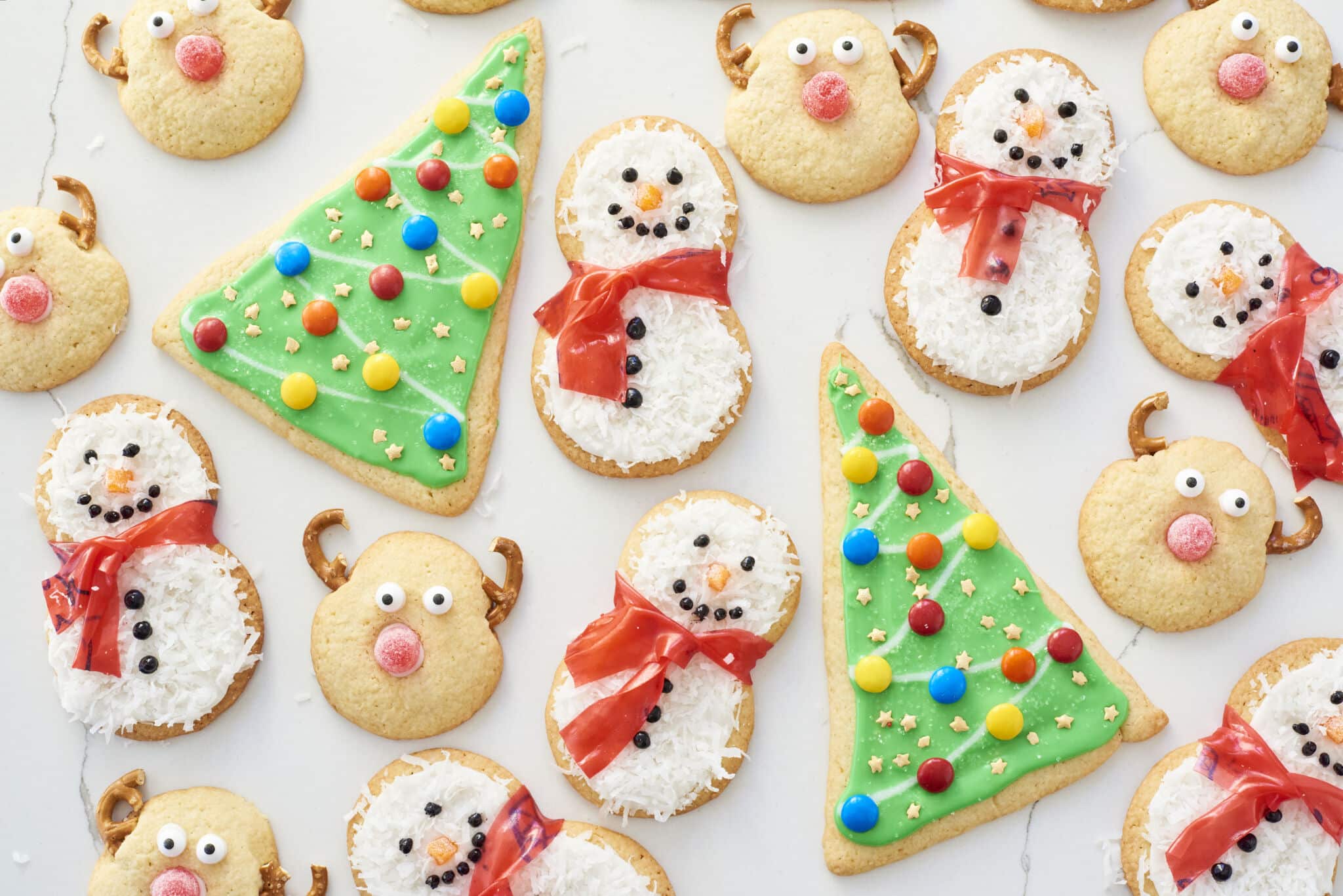Round Christmas Cookie Decorating Ideas
