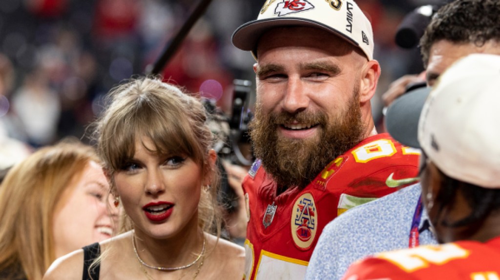 Travis Kelce’s ‘Get Down This night’ Chant Made Taylor Swift Smile