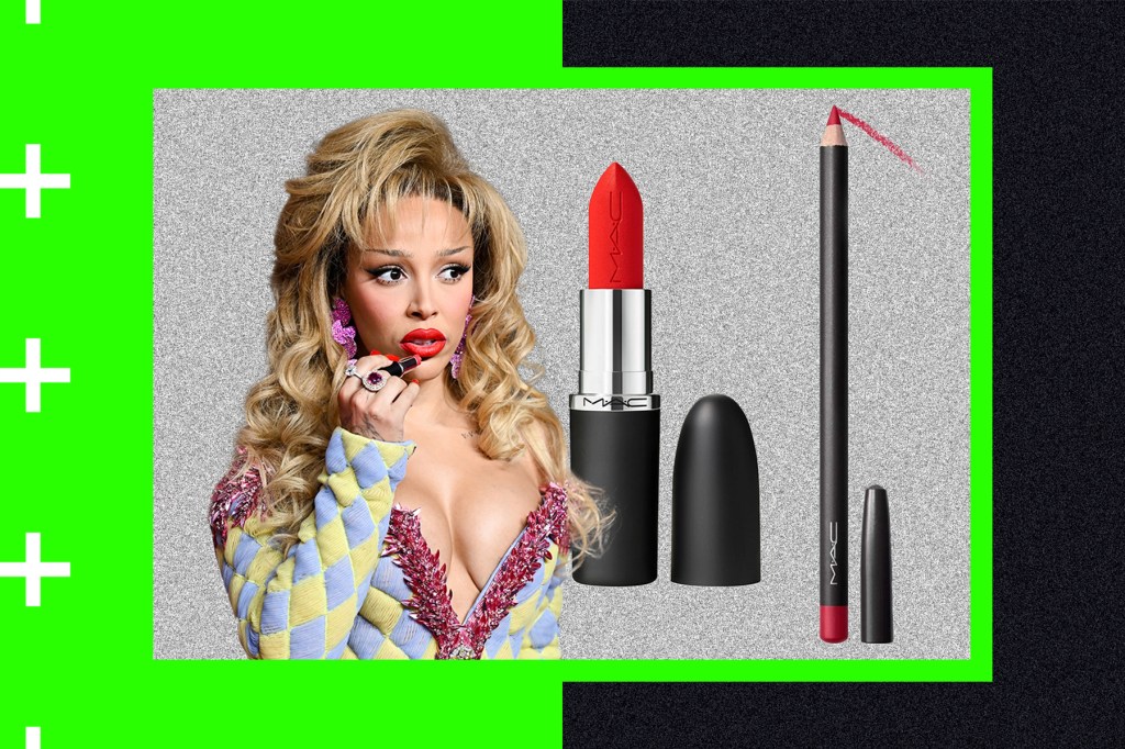 Doja Cat Takes a Bite Out of Her Go-To Red MAC Lippie at 2025 VMAs: Here’s Where You Can Buy It