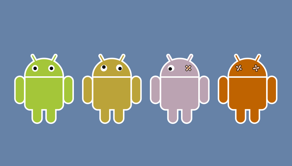 Four Android Emulators Two Apps