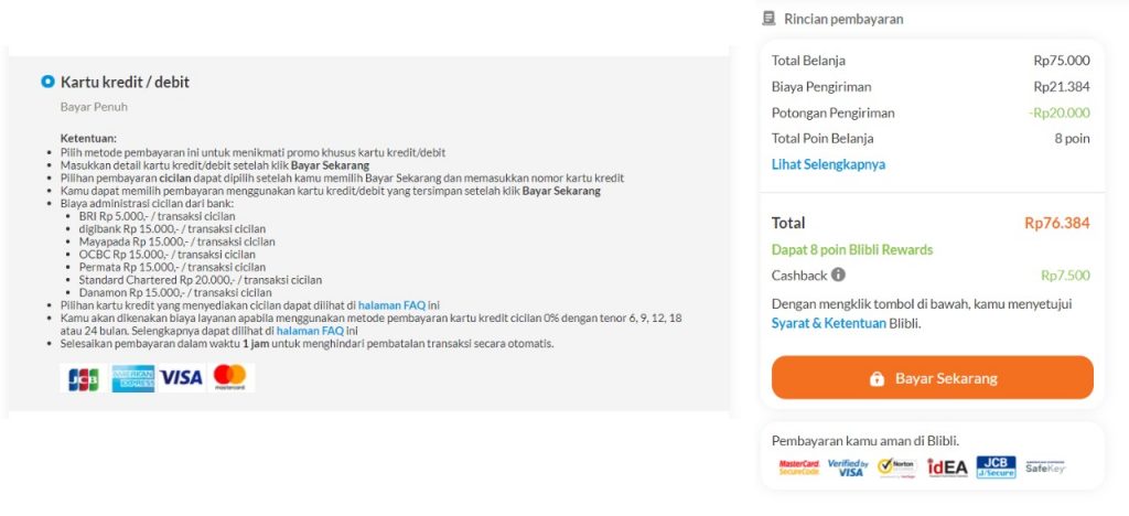 Bagaimana cara melakukan pembayaran dengan kartu kredit/kartu debit? –  Pusat Bantuan