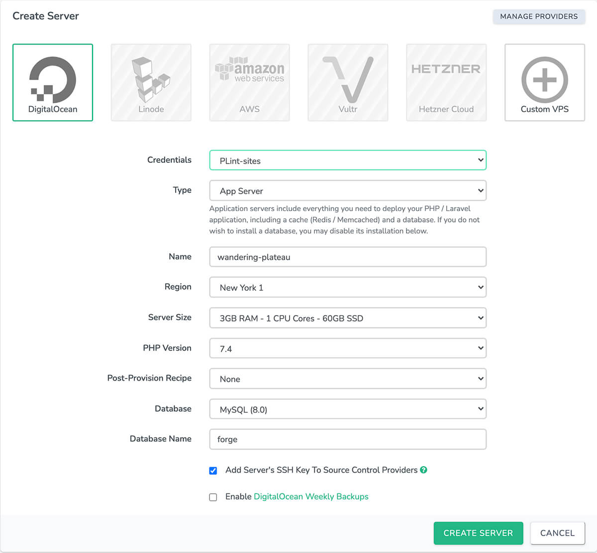 Deploying a Laravel application using Forge and Envoyer - PLint-talk