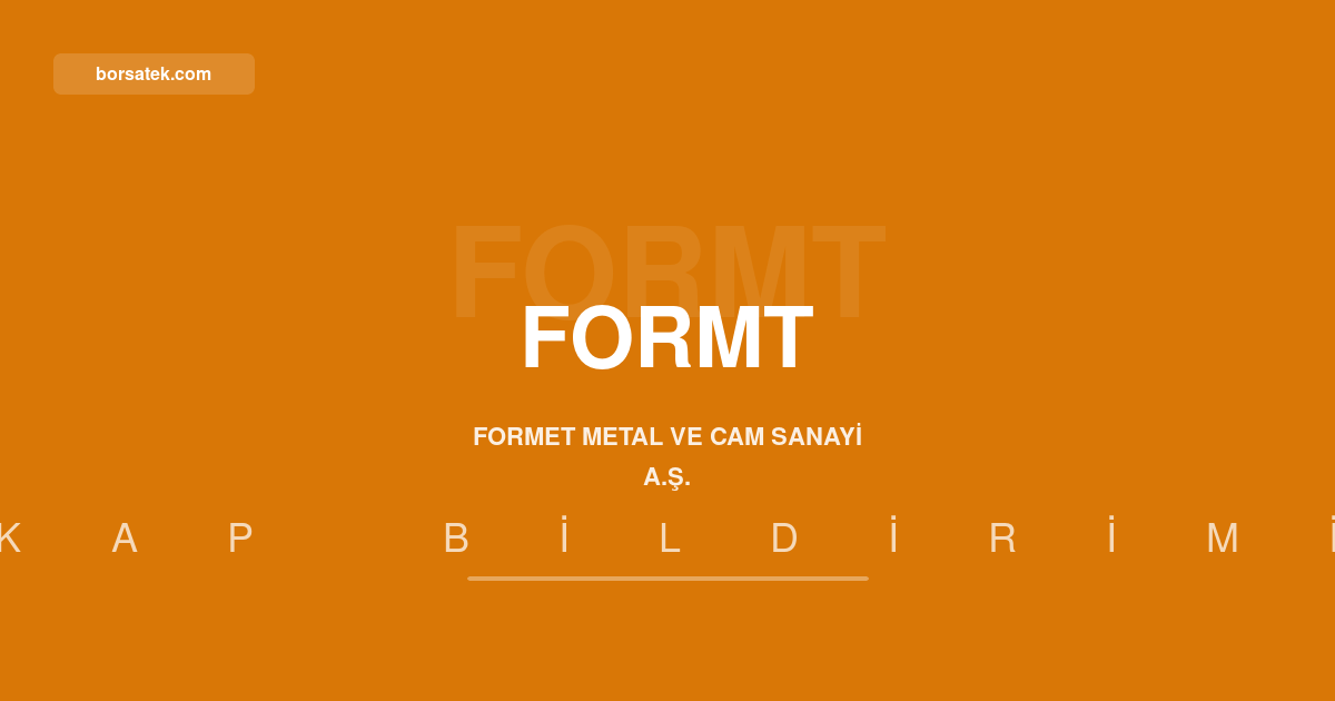 Formet Metal ikinci 6 MW'lık güneş santralini kuracak Borsatek