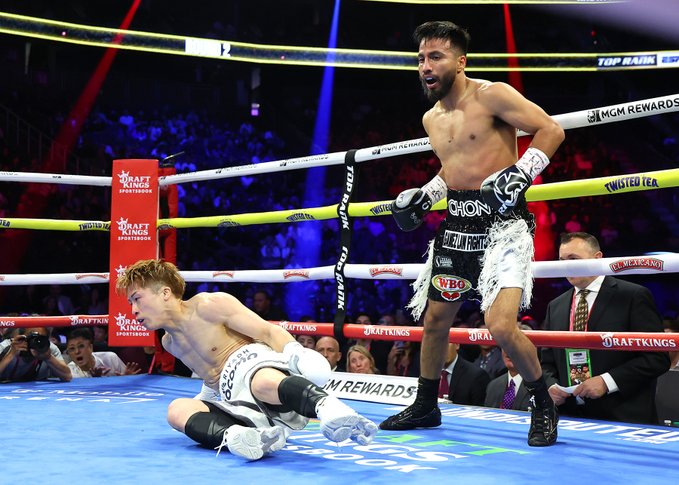Naoya Inoue Gets Off The Mat, Topples Ramon Cardenas In Eight Round War  Naoya Inoue Gets Off The Mat, Topples Ramon Cardenas In Eight Round War