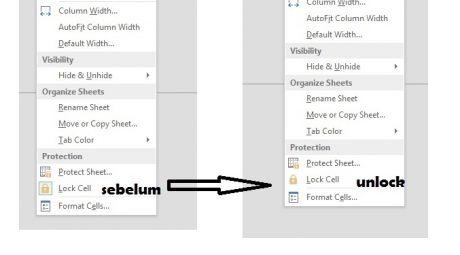 Cara Mengunci dan Menyembunyikan Rumus di Formula Bar