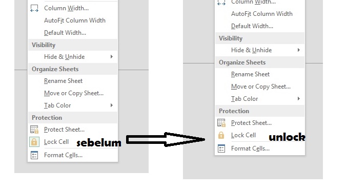 Cara Mengunci dan Menyembunyikan Rumus di Formula Bar