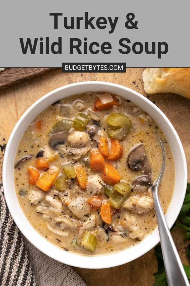 Turkey Wild Rice Soup From Carcass