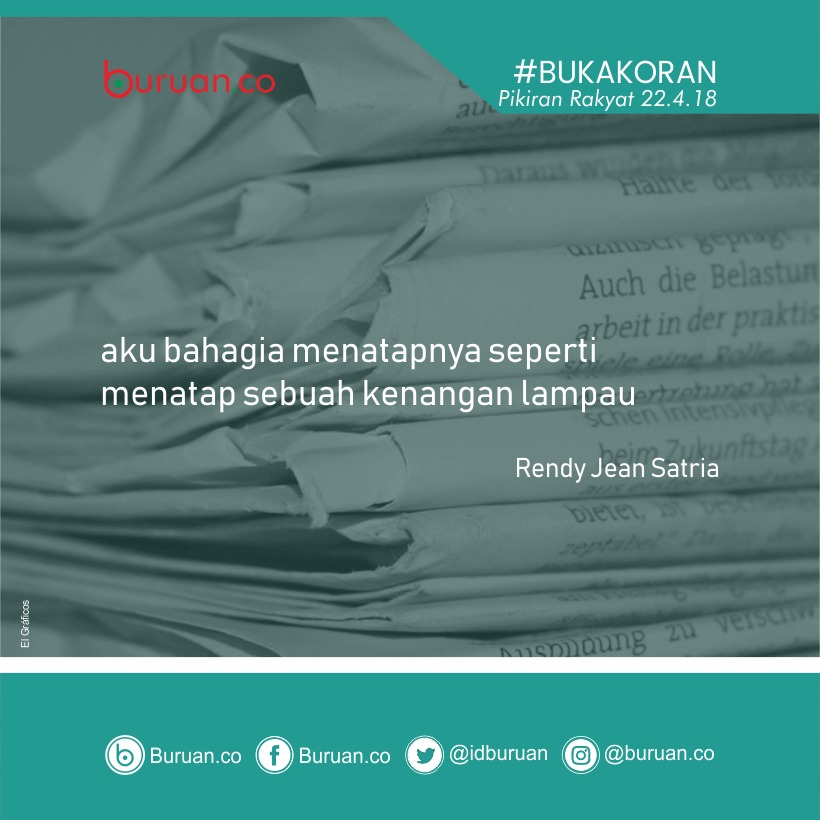 Mempertimbangkan Kenangan dan Bahasa Sajak | Buruan.co