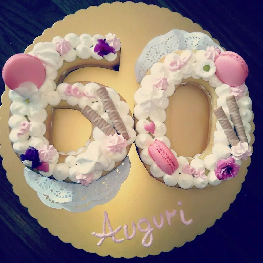 Cream Tart Tante Idee Per Torte A Forma Di Lettere E Numeri