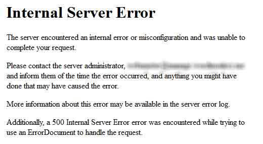 Cara Memperbaiki Internal Server Error WordPress