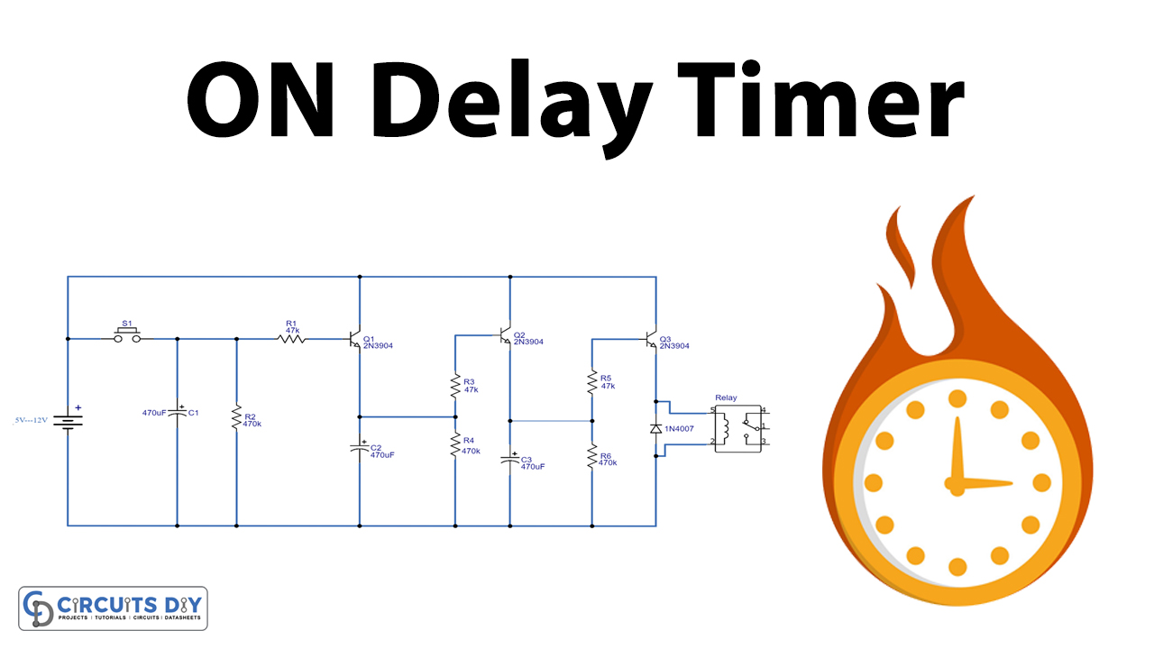 Power On Delay Timer Circuit Diagram Circuit Diagram