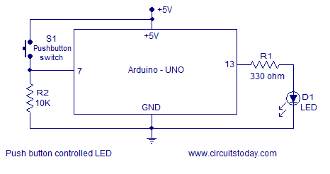 Simple Led Based Projects Using Arduino With Circuit Diagram And Codes