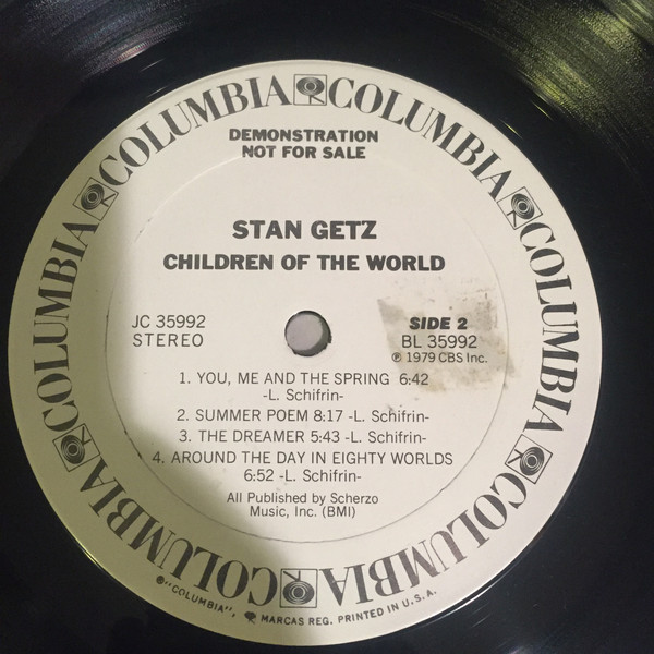 Stan Getz - Children Of The World (Lp, Album, Promo) (Very Good Plus (Vg+)) - Classical 33 - Rare And Collectible Vinyl Records And Cds 600_x_600_jpg