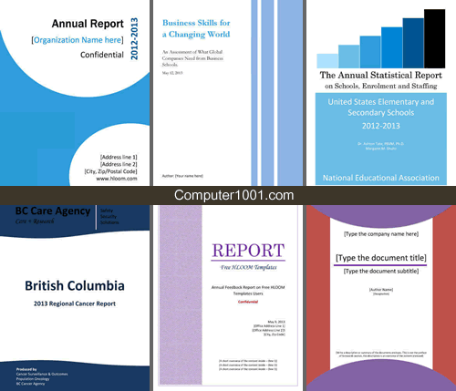 Download 92 Template Sampul Laporan (Cover Page) Word – Computer 1001