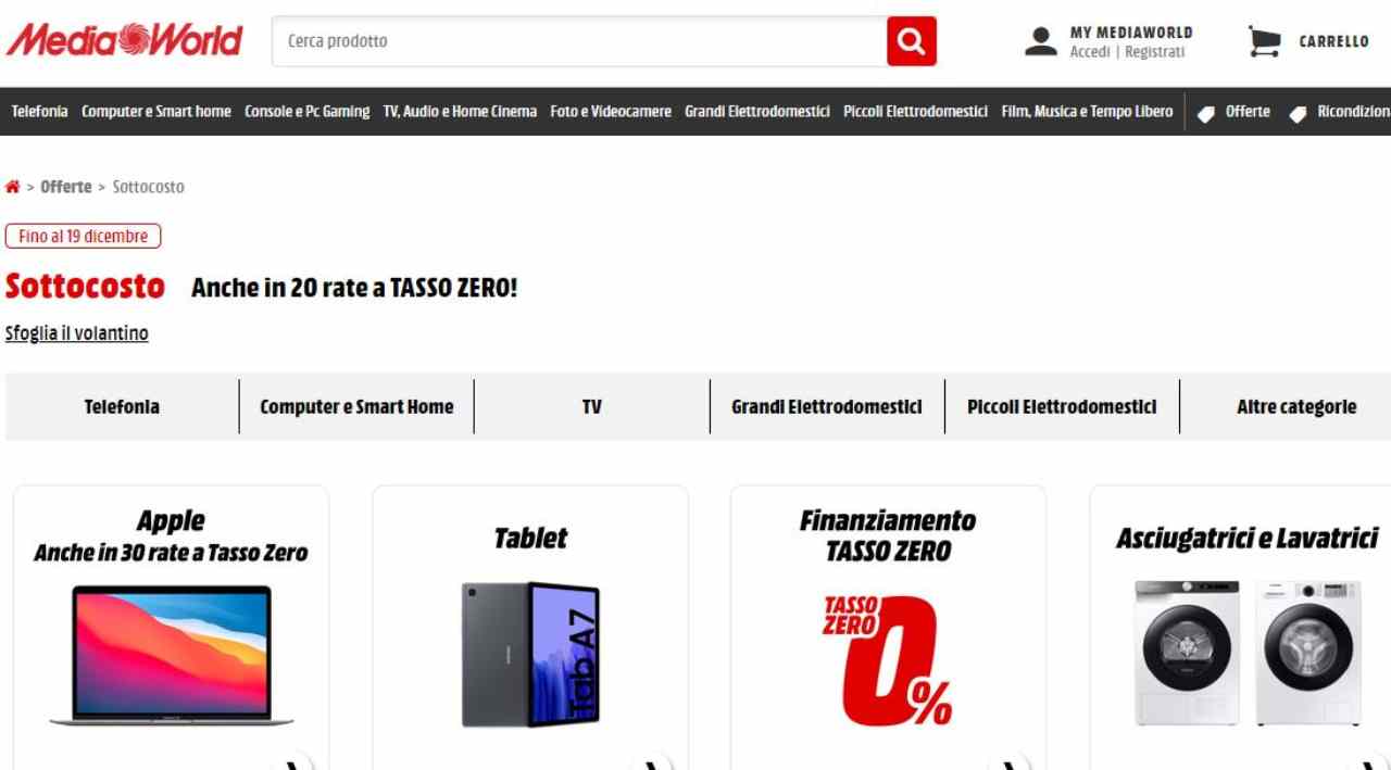 Mediaworld Lancia "Sottocosto Dal 10-19 Dicembre": Sbalorditivo Il Prezzo Dei Macbook E Altre Offerte Nel Nuovo Volantino - Computermagazine.it 709_x_1280_jpg