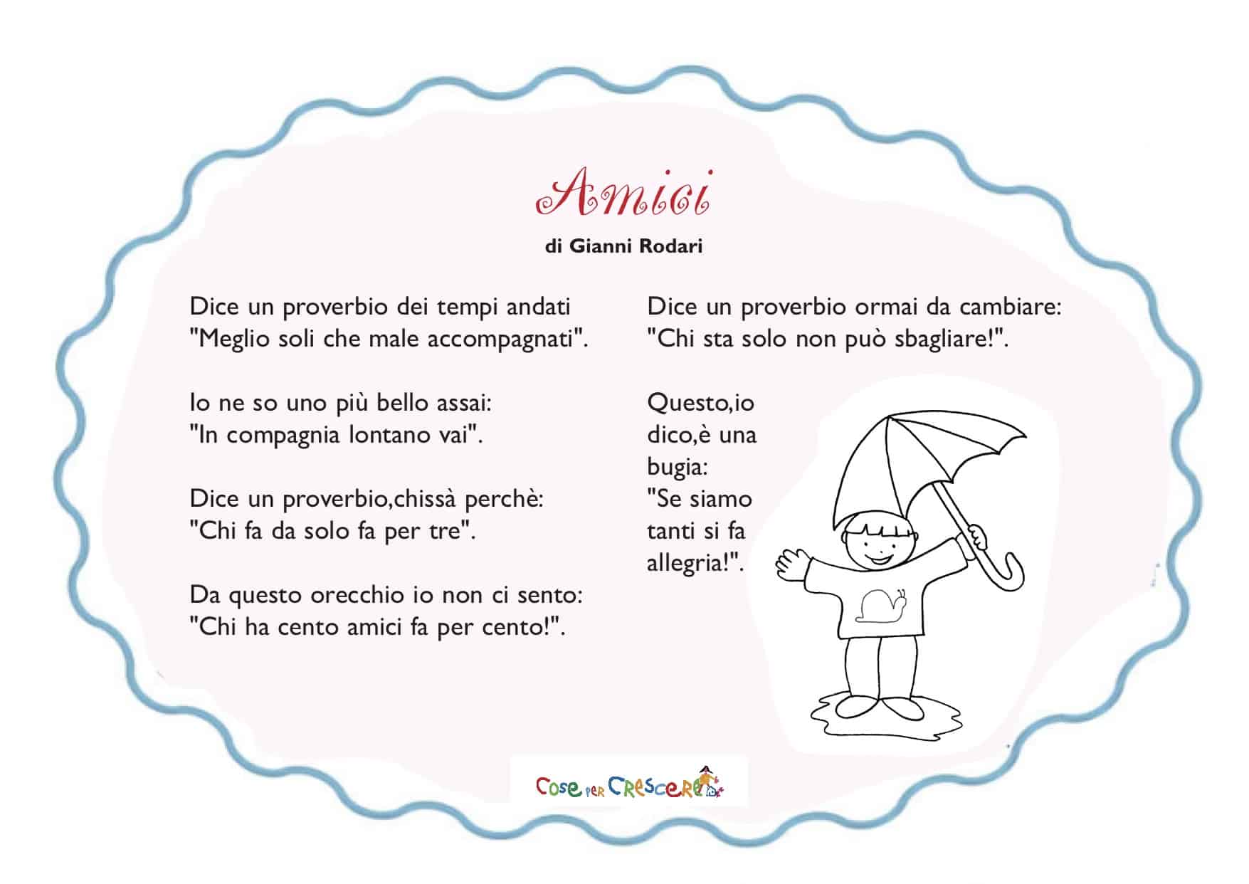 Amici - Poesia Di Gianni Rodari