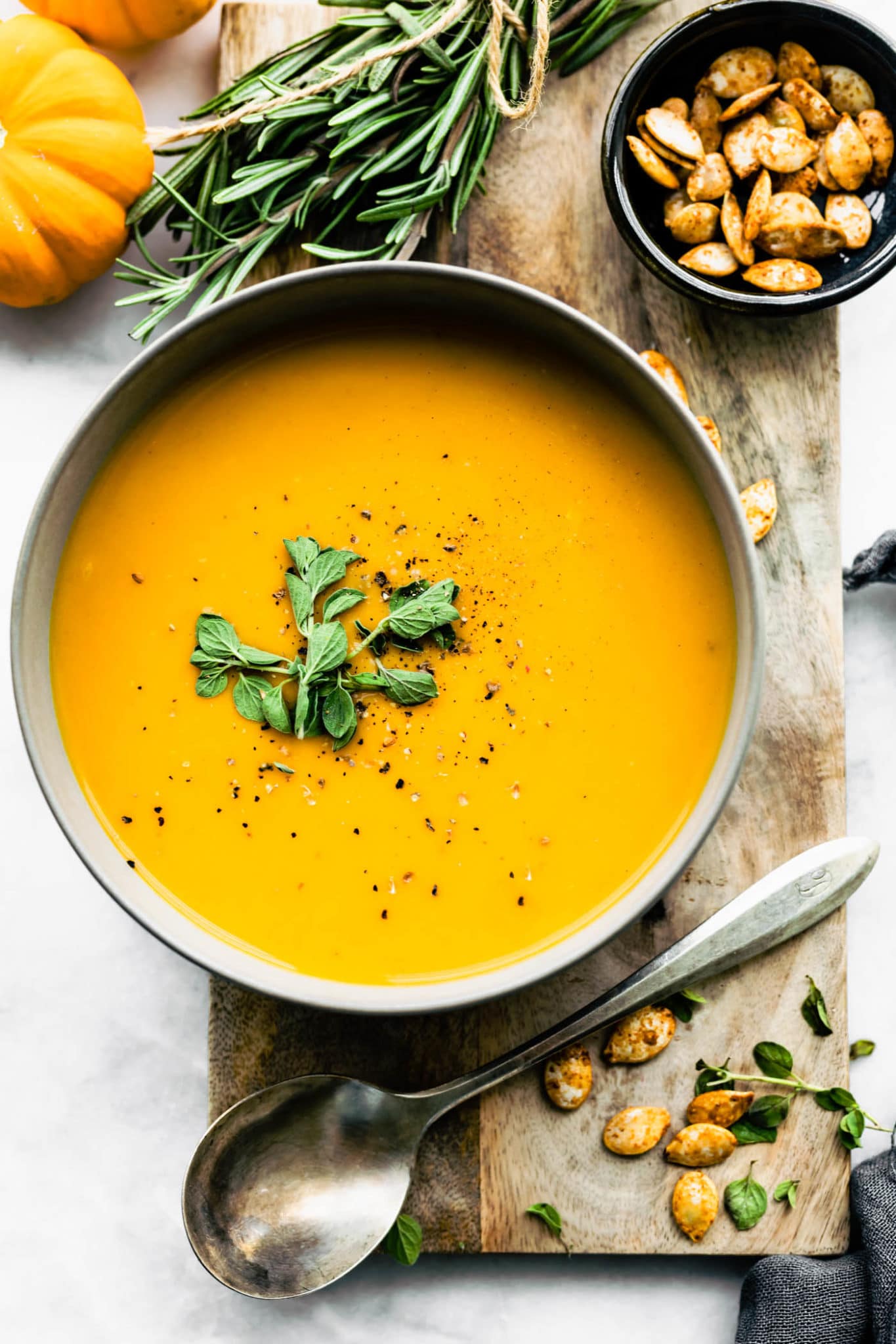 Roasted Butternut Squash With Apple Onion And Thyme
