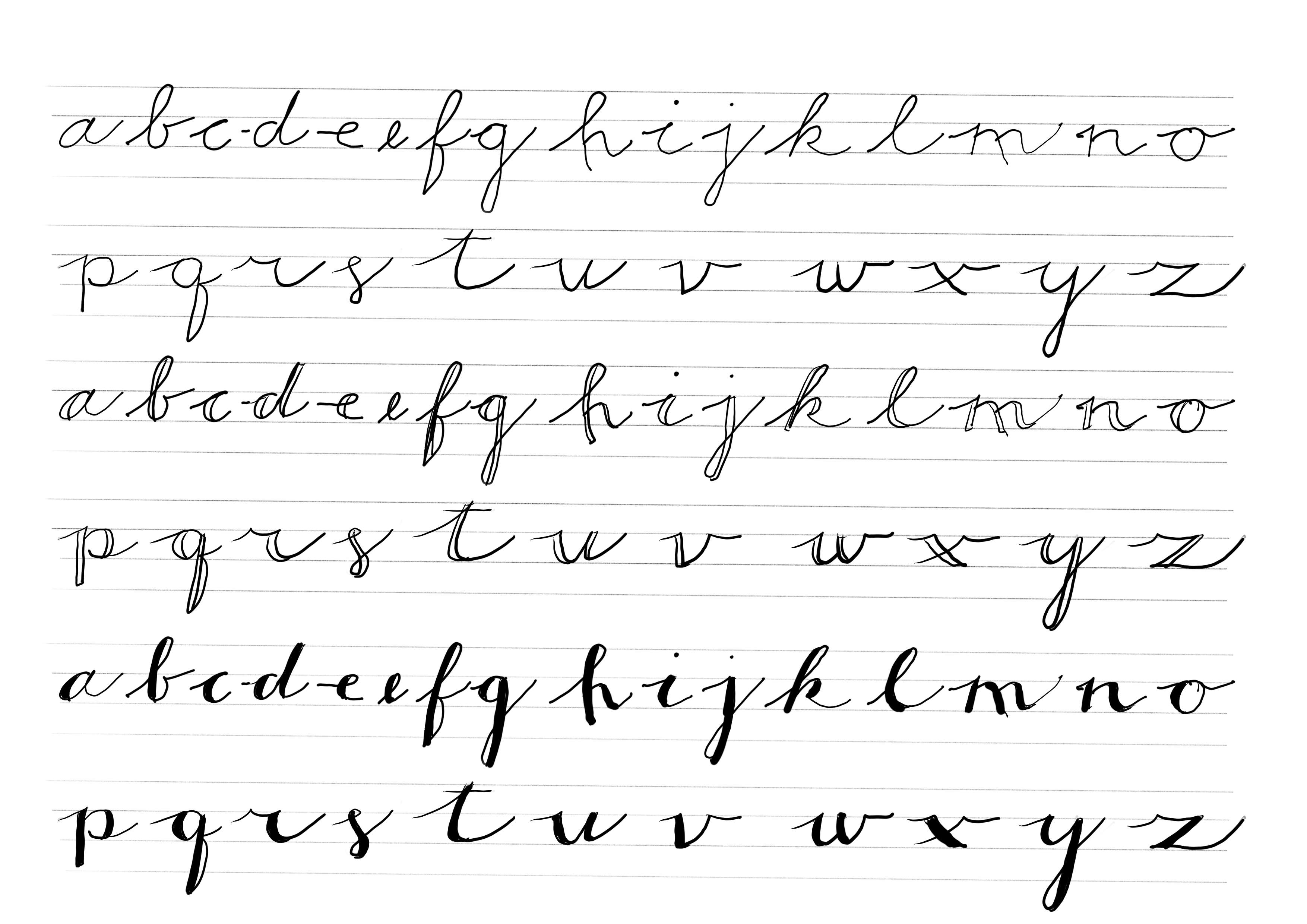 Eine Woche Lang Hand Lettering - Technik, Inspiration, Übungen Und Beispielschriften - Creatipster 2480_x_3508_jpg