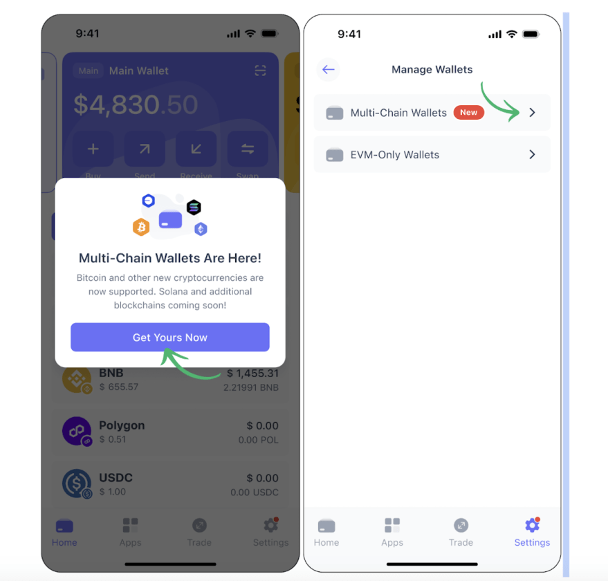 Meilleure mise à niveau du portefeuille - La ressource permet l'achat direct de BTC