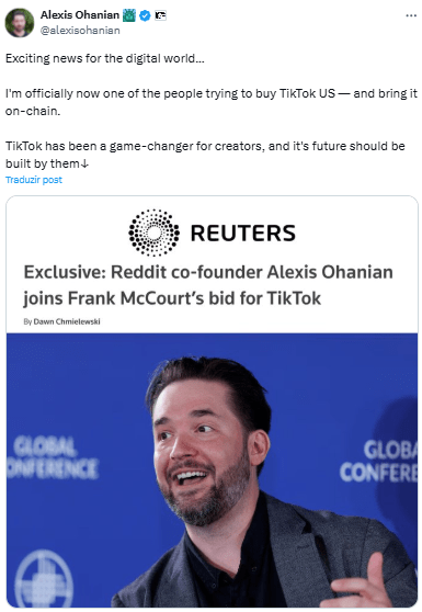 tiktok en blockchain