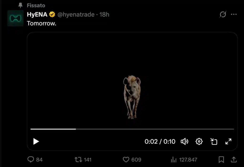 aujourd'hui les débuts de HyENA ! aujourd'hui les débuts de HyENA !