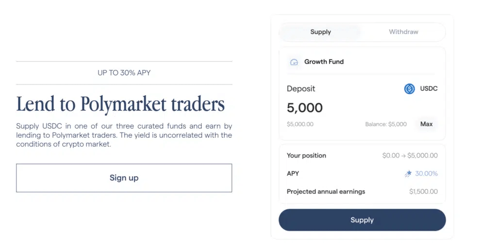 prêt de stablecoin polymarket