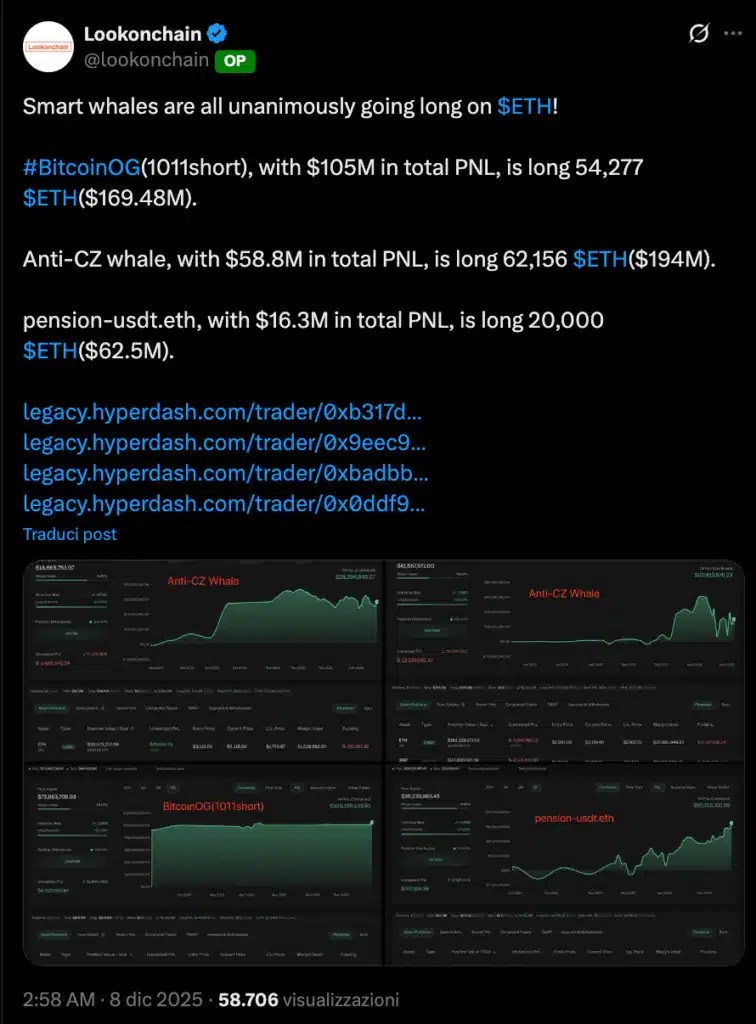 Baleines intelligentes Ethereum
