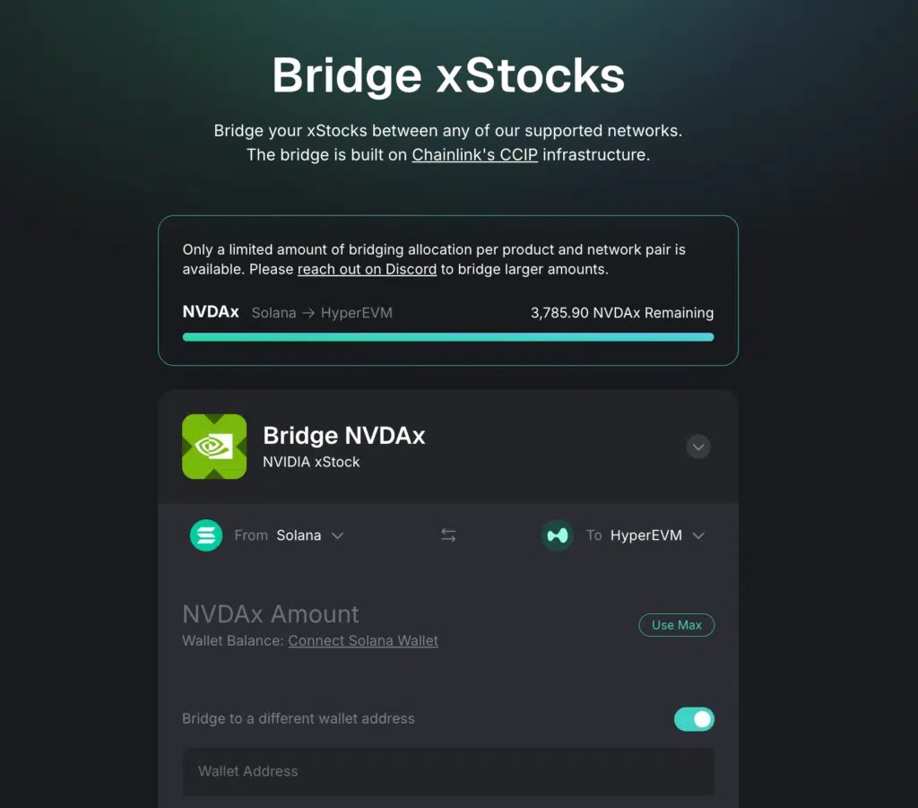 xStocks : actions tokenisées sur Hyperliquide : oracle officiel Chainlink, assaut sur Wall Street xStocks : actions tokenisées sur Hyperliquide : oracle officiel Chainlink, assaut sur Wall Street
