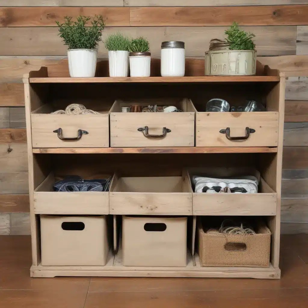 DIY Farmhouse-Style Storage Solutions: Declutter with Rustic Charm