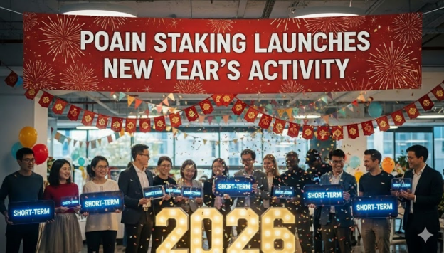 Poain Staking Launches New Year’s Activity With Short-Term Contracts and Token Bonuses — Earn Up to $13,890+ in Returns
