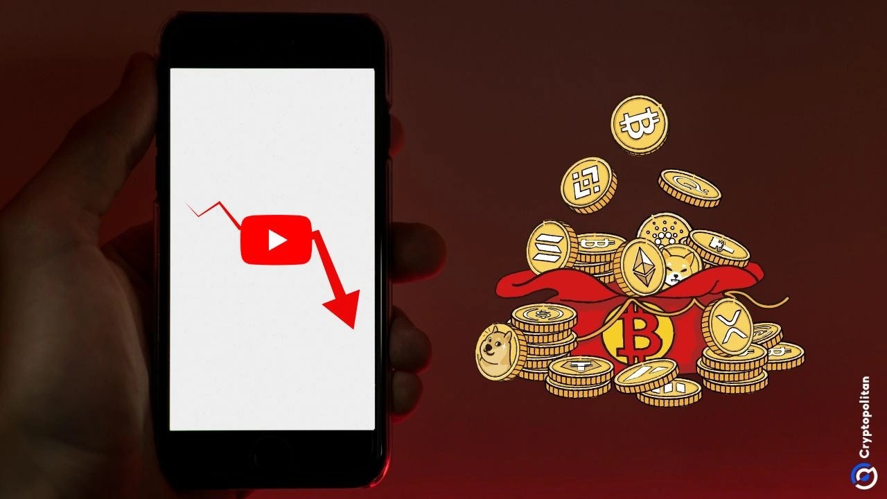 Crypto YouTube viewership falls to a five-year low as retail interest wanes