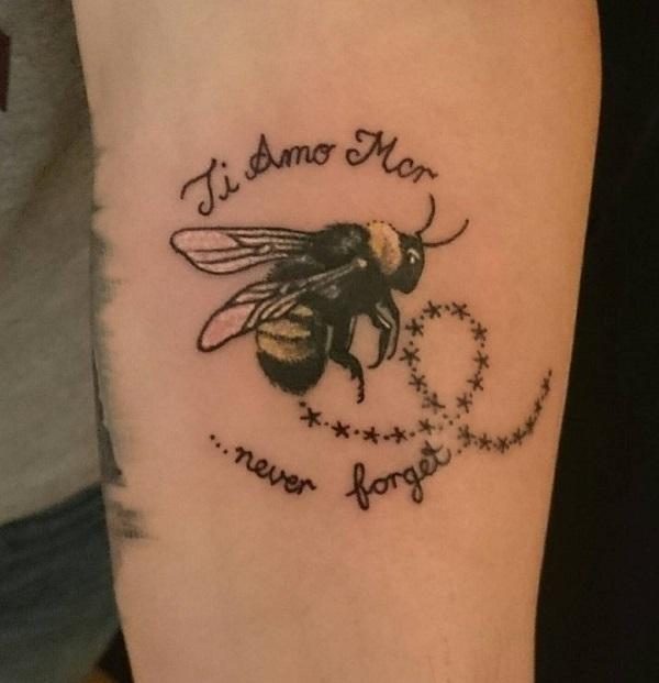 75 Cute Bee Tattoo Ideas | Cuded 621_x_600_jpg