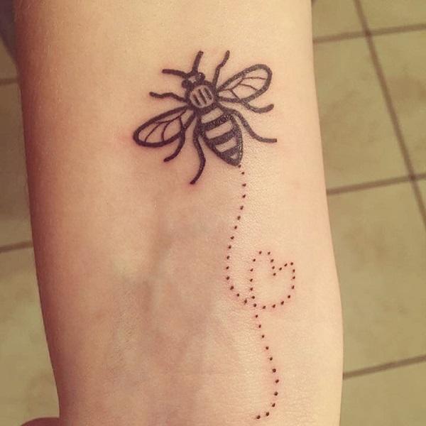 75 Cute Bee Tattoo Ideas | Cuded 600_x_600_jpg