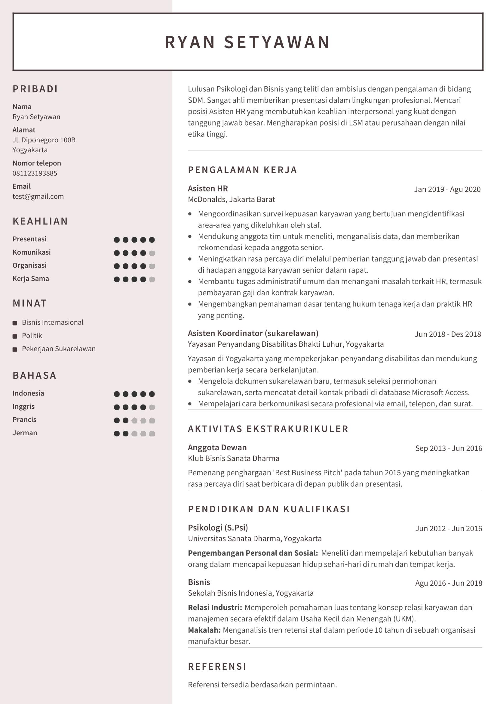 Bagaimana cara menulis CV mahasiswa yang ampuh? Tips terbaik untuk mendapat  pekerjaan! - CVmaker.co.id