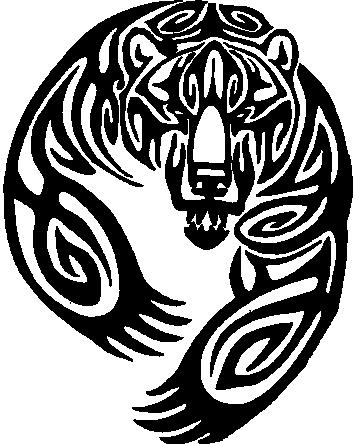 Celtic Bear Claw Vinyl Decal Paper & Party Supplies Stickers, Labels & Tags Stokfella.com 444_x_355_jpg