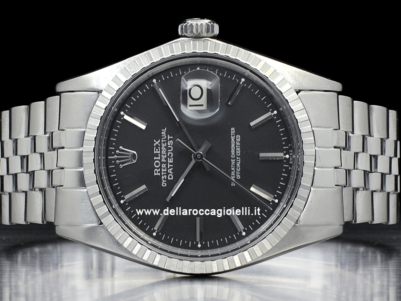 Rolex Datejust 36 Black Nero Watch 1603