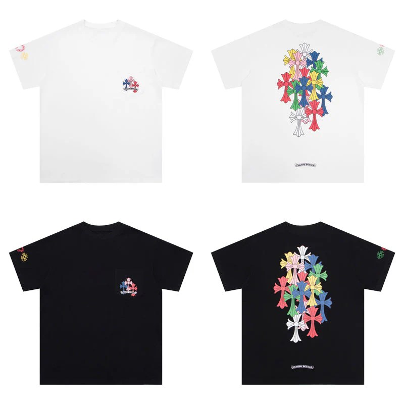 CHROME HEARTS BLACK WHITE T-SHIRT-4