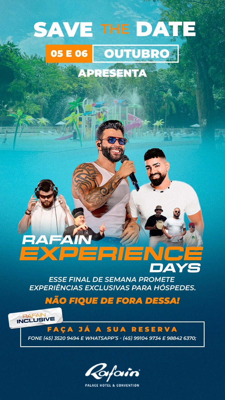 Rafain Experience Days - 2024 - Secretaria Municipal de Turismo de Foz do Iguaçu - Destino do Mundo. Agenda gusttavo lima dezembro 2024