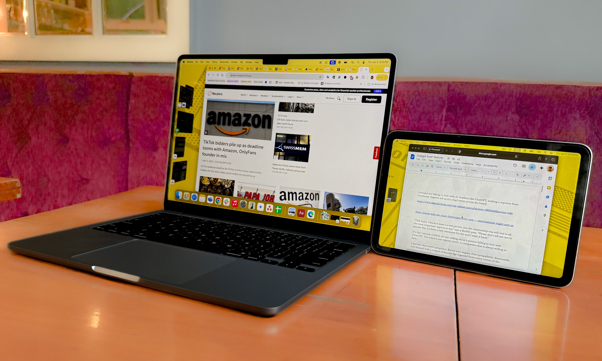 iPad is the best secondary screen I’ve used with a MacBook