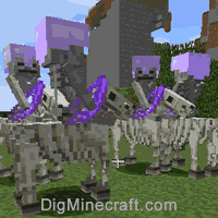 How To Summon A Skeleton Trap 4 Horsemen In Minecraft