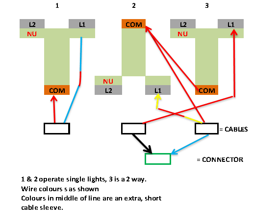 4 Gang 1 Way Light Switch Wiring Diagram