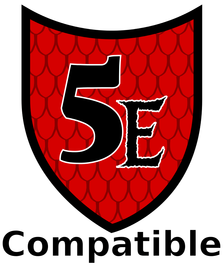 5e Compatibility Logo Morgajel Dungeon Masters Guild
